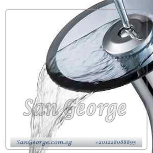 خلاط شلال زجاج بلو شفاف Xwf-172 من سان جورج ديزاين San George Design