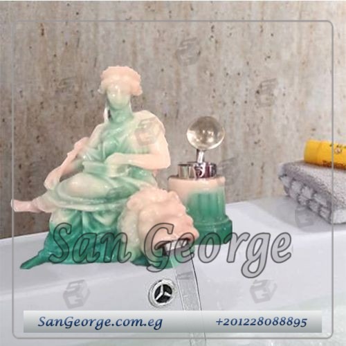 خلاط تحفه مستورد مودرن موديل Statue-mix-13-green