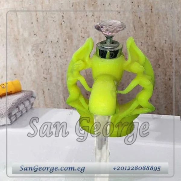 خلاط مياه تمثال مودرن الوان مستورد موديلStatue-mix-16-Yellow