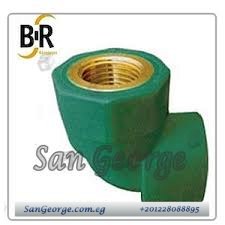 كوع مزدوج بسن داخلى من بي ار Br قطر 20 مم ( 1/2 " بوصه )