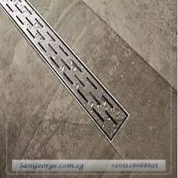 صرف شاور / بيبه 60 سم جريليا استالس ستيل مزود بمانع للروائح والحشرات