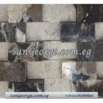 احجار طبيعيه رخام مودرن وزر شيت بطول 28 سم تركيب ماده