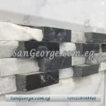 احجار طبيعيه رخام مودرن وزر شيت بطول 28 سم تركيب ماده