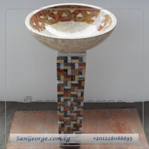 Marble Basin Beige Hand Made من San George Design