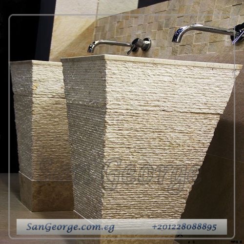 Marble Basin Beige Hand Made من San George Design