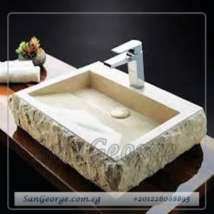 Marble Basin Beige Hand Made من San George Design