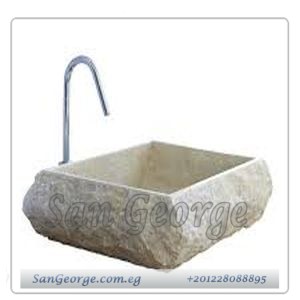 Marble Basin Beige Hand Made من San George Design