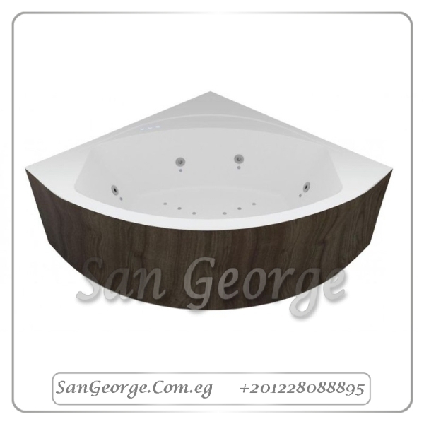 Superior سوبيريور 130×130 بانيو بالجانب قطعة واحدة من سانيبيور - كناري اوك, بانيو بالجانب