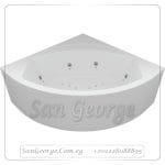 Superior سوبيريور 130×130 بانيو بالجانب قطعة واحدة من سانيبيور