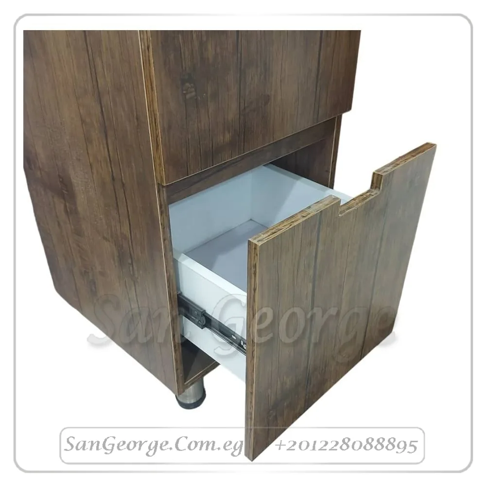 وحده حوض خشب مع رخام 40 × 40 على الارض من WU-53 San George Design
