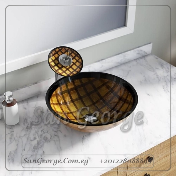 Glass Vessel Sink C-5031-2 by San George Design - حوض فقط