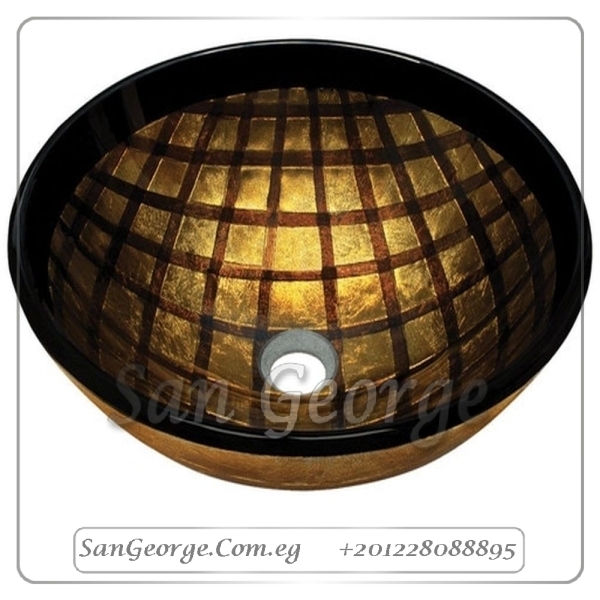 Glass Vessel Sink C-5031-2 by San George Design - حوض فقط