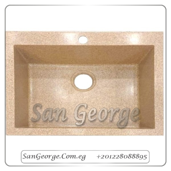 Granite Kitchen Sink 60 × 50 Ks-106-Bg from San George Design