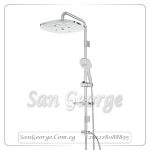 دوش حمام تركي 2*1