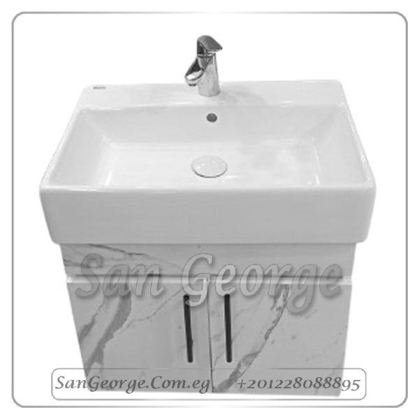 وحده خشب بيج مع حوض كليوباترا معلقة من WU-31San George Design
