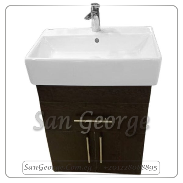 وحده خشب بيج مع حوض كليوباترا معلقة من WU-30San George Design