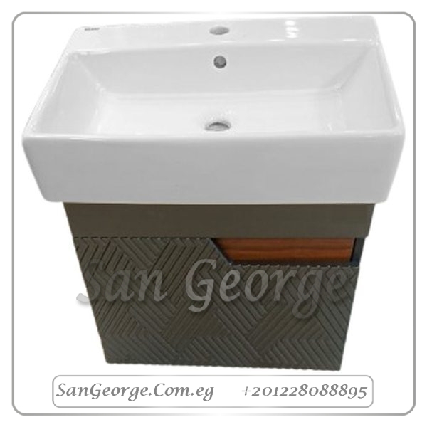 وحده خشب معلقة بورديوم مع حوض كليوباترا WU-86-50-2