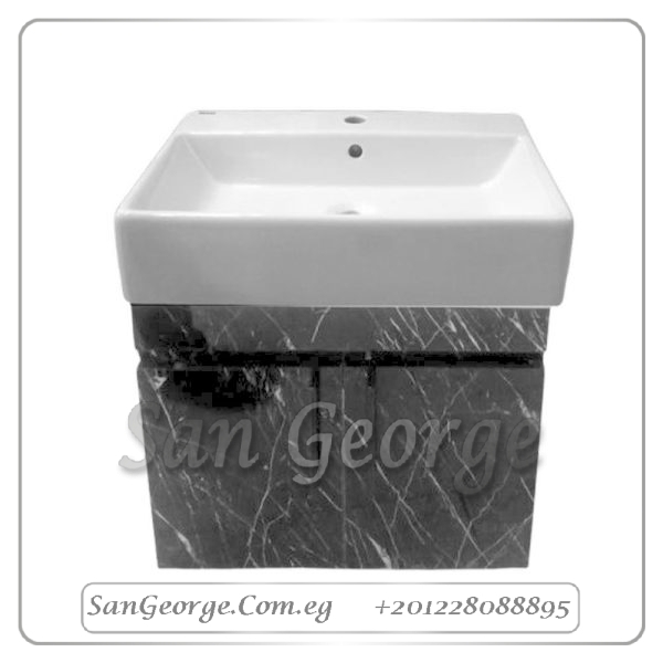 وحده خشب اسود مع حوض كليوباترا معلقة من WU-2 San George Design