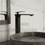 Mix-18 Modern Matte Black Vessel Faucet