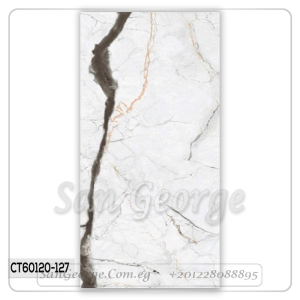 بورسلين هندي قطع ليزر 60×120 سم ابيض