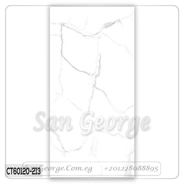بورسلين هندي قطع ليزر 60×120 سم ابيض