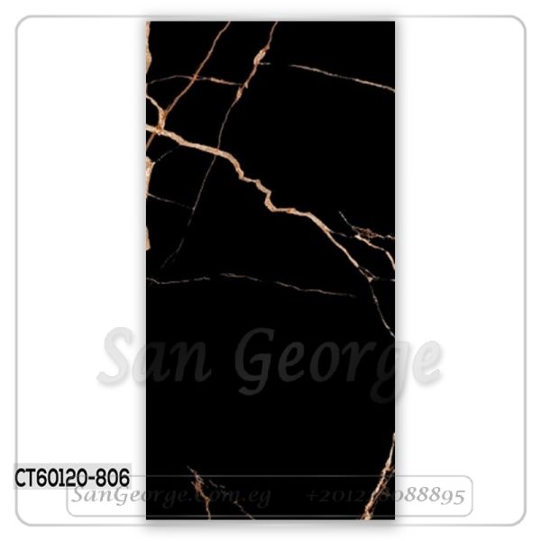 بورسلين هندي قطع ليزر 60×120 سم اسود