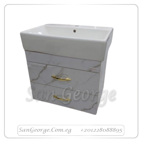 وحده خشب معلقة بورديوم مع حوض كليوباترا WU-1001