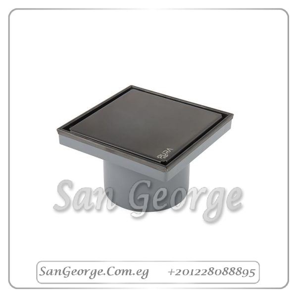 Pura Black glass FD-GB غطاء بيبة بوش زجاج اسود فريم اسود