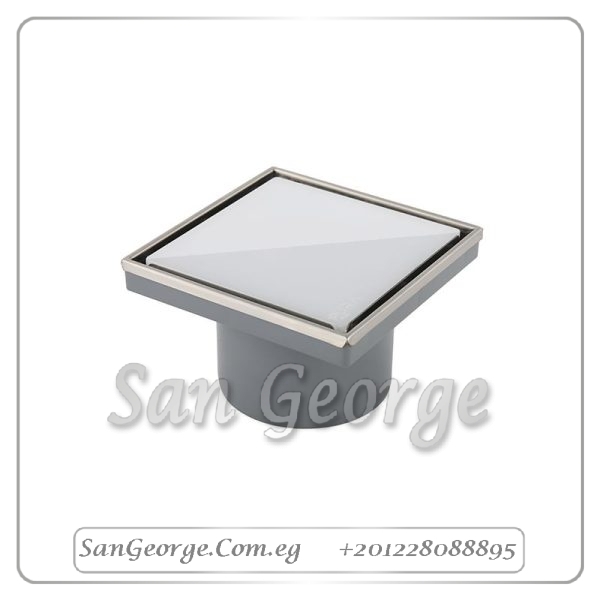Pura Steel - White Glass FD-GB غطاء بيبة بعلاية