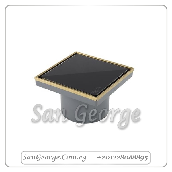 Pura Glass Black X Gold FD-GB غطاء بيبة بعلاية