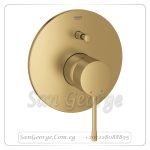 ايسانس خلاط بانيو دفن بالمحول بدون الجسم ذهبي Gr- 19285GN1 جروهي Grohe