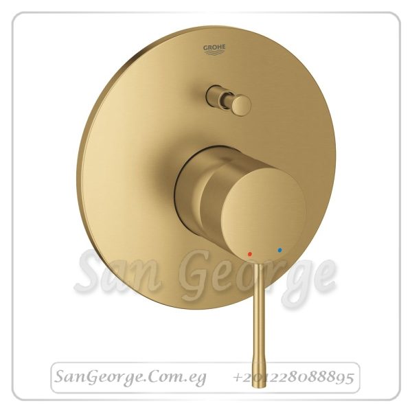 ايسانس خلاط بانيو دفن بالمحول بدون الجسم ذهبي Gr- 19285GN1 جروهي Grohe