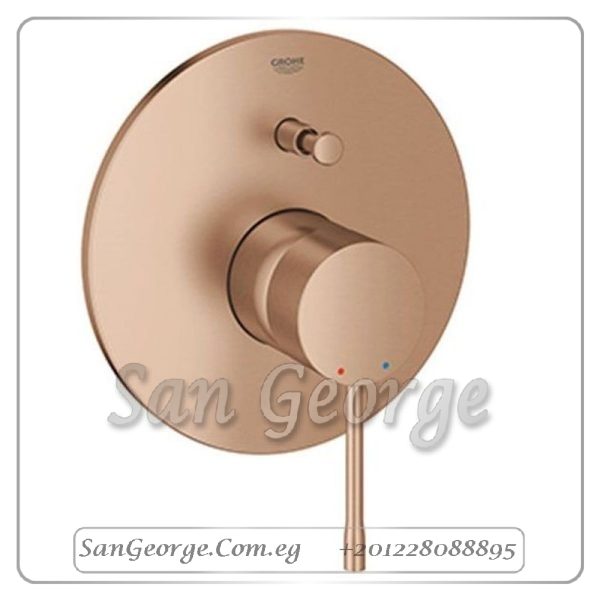 ايسانس وش خلاط بانيو دفن بدون جسم 19285DL1 روز جولد مط Gr- 19285DL1 جروهي Grohe