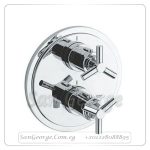 اتريو وش خلاط بانيو دفن بالثرموستات بدون جسم كروم Gr- 19395000 جروهي Grohe