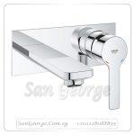 لينر خلاط حوض حائطي قنطره ۱٤.۹ سم كروم Gr- 19409001 جروهي Grohe
