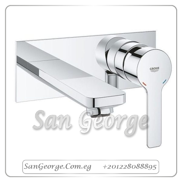 لينر خلاط حوض حائطي قنطره ۱٤.۹ سم كروم Gr- 19409001 جروهي Grohe