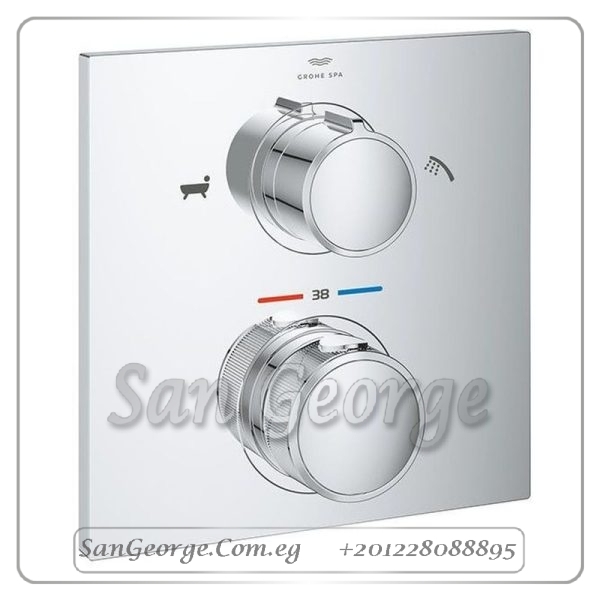 الور تو واي وش خلاط بانيو دفن بدون جسم كروم Gr- 19446002 جروهي Grohe