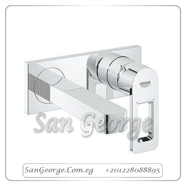 كوادرا خلاط حوض دفن 2فتحه هاند ميكسر بدون جسم كروم Gr- 19479000 جروهي Grohe