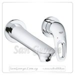 ايرو ستايل خلاط حوض دفن حائطى 2 فتحه قنطرة 20.3 سم كروم Gr- 19571003 جروهي Grohe