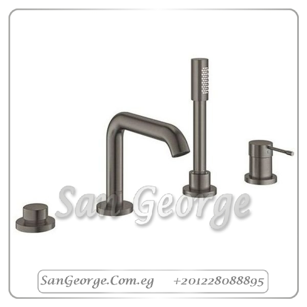 ايسانس خلاط بانيو ٤ فتحة هارد جرافيتي مط Gr- 19578AL1 جروهي Grohe