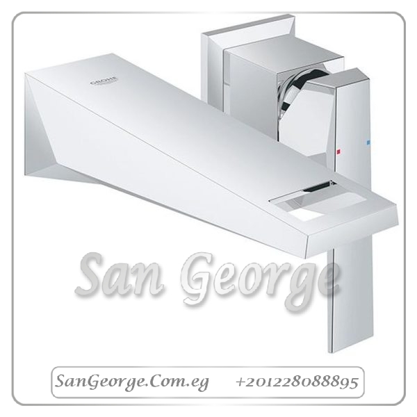الور وش خلاط حوض برلانت دفن ۲ فتحة قنطره ۱٦ سم كروم Gr- 19781000 جروهي Grohe