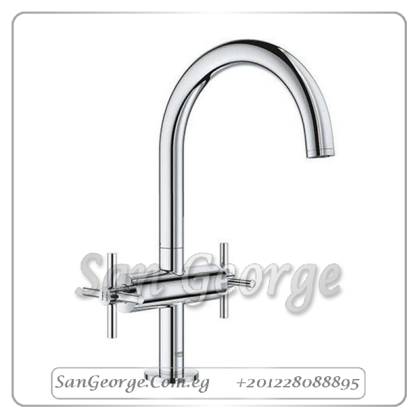اتريو خلاط حوض ۱ فتحه بالطابق كروم Gr- 21019003 جروهي Grohe