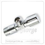 محبس زاوية ۱/۲ بوصة كروم Gr- 22041001 جروهي Grohe