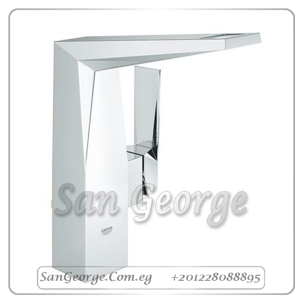 ألور بريليانت خلاط حوض مقبض جانبي لارج كروم Gr- 23109000 جروهي Grohe