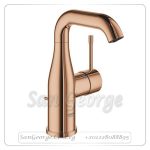 نيو ايسانس خلاط حوض مقبض جانبي بطابق روز جولد Gr- 23462DA1 جروهي Grohe