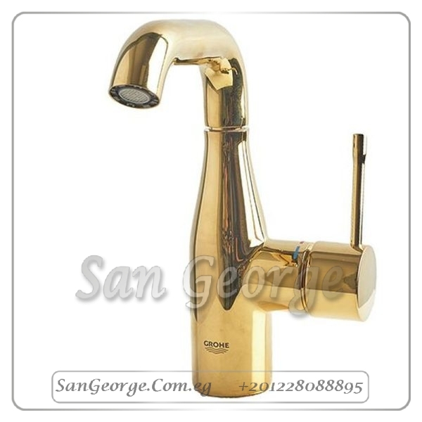نيو ايسانس خلاط حوض مقبض جانبي بطابق ذهبي Gr- 23462GL1 جروهي Grohe