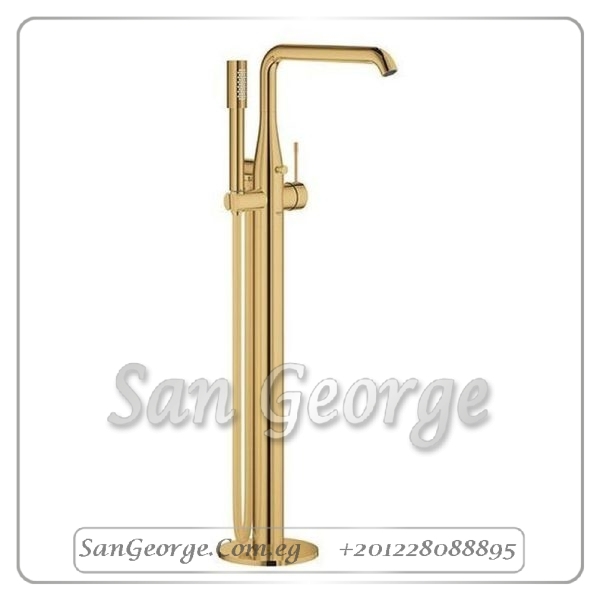 ايسانس خلاط بانيو ارضي ذهبي لامع Gr- 23491GL1 جروهي Grohe
