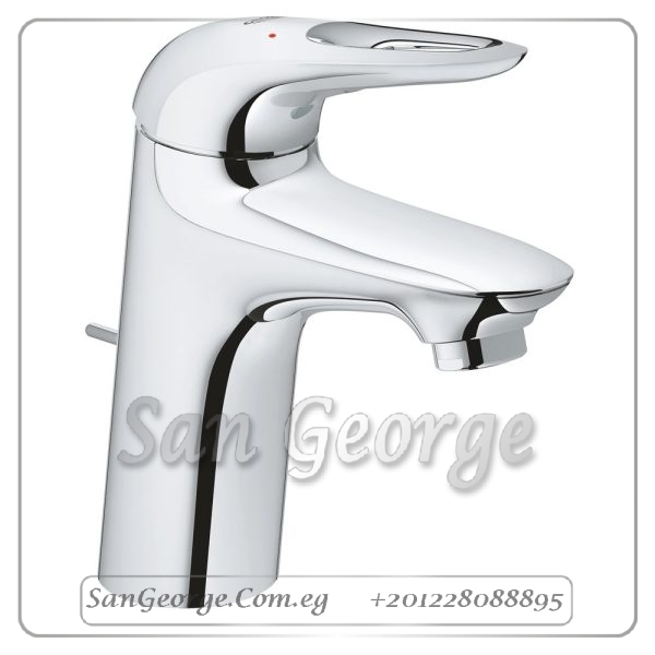 يوروستايل خلاط حوض بطابق كروم Gr- 23564003 جروهي Grohe