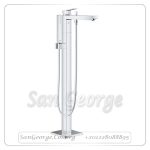 ايرو كيوب خلاط بانيو ارضي خلاط يدوي بطقم السماعة كروم Gr- 23672001 جروهي Grohe