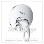 يوروستايل وش خلاط بانيو دفن بدون جسم ۲ واي بالمحول كروم Gr- 24049003 جروهي Grohe